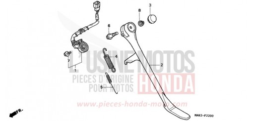 BEQUILLE VT1100C2X de 1999